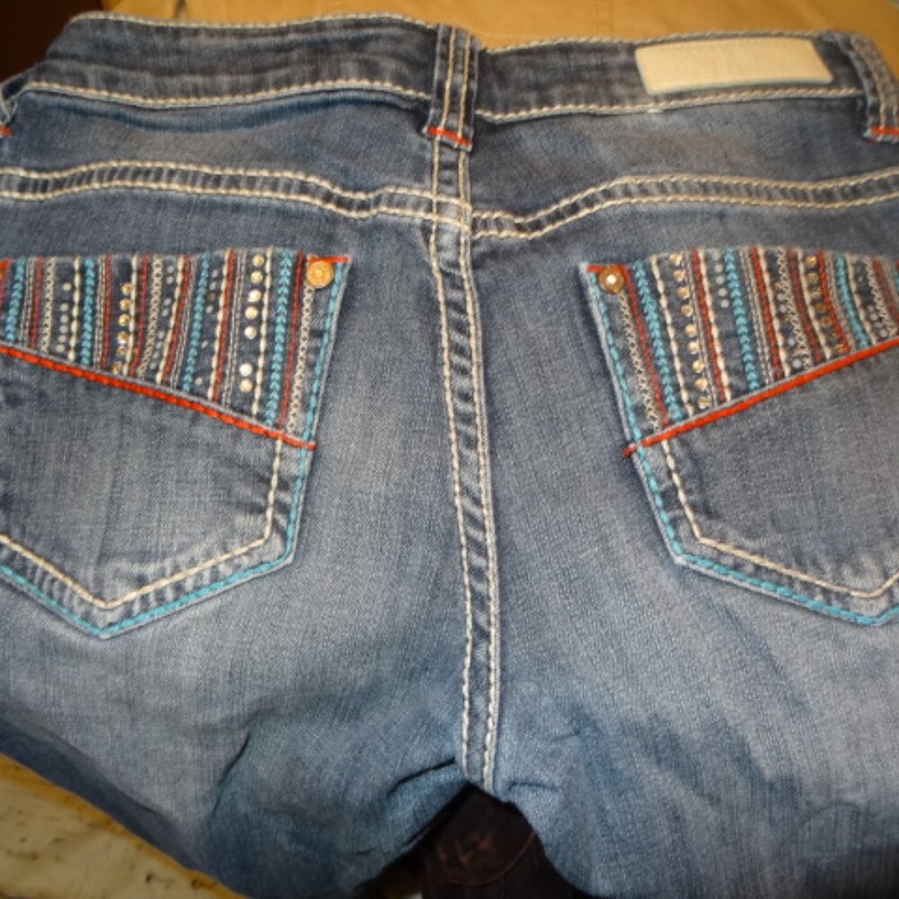 Rock & Roll Riding Jean w/Decorative Pockets - Picture 4 of 8